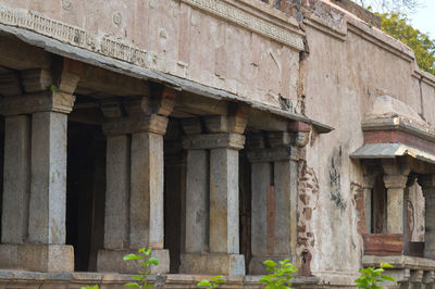 Low angle view of old building