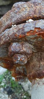 Close-up of rusty metal