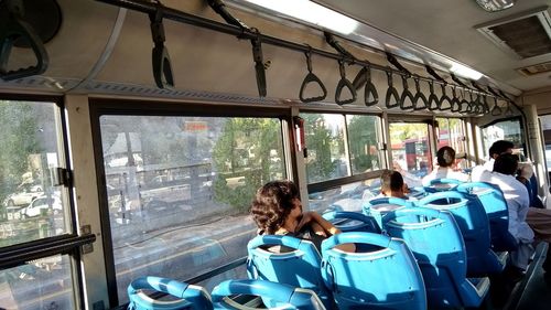 People sitting in bus