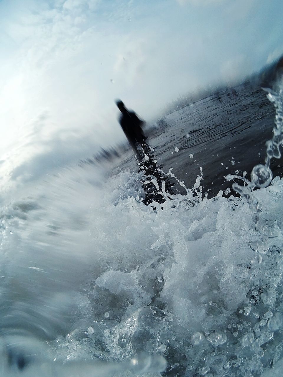 water, animal themes, one animal, animals in the wild, wildlife, bird, waterfront, sea, nature, splashing, motion, sky, day, reflection, flying, outdoors, no people, beauty in nature, rippled, swimming