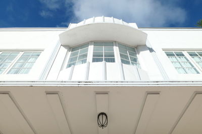 Low angle view of building against sky