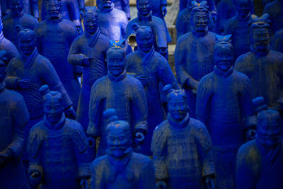 Close-up of buddha statues