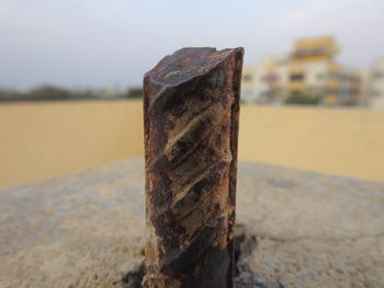 Close-up of rusty metal