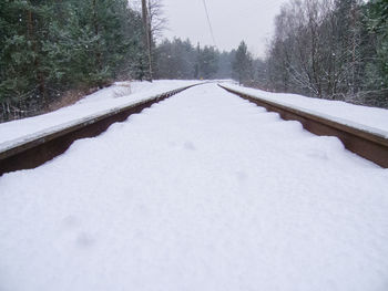 Snow covered landscape