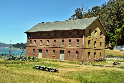 Built structure against clear sky