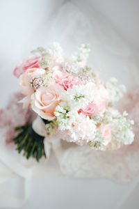 Close-up of wedding cake