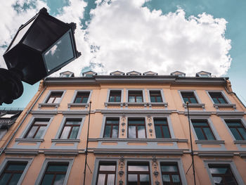 Low angle view of building against sky