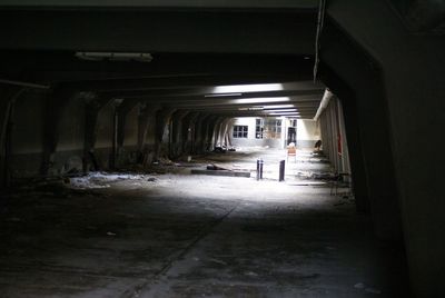 Illuminated tunnel