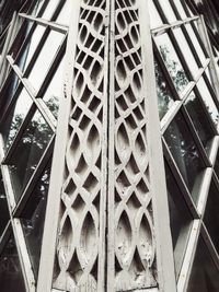 Low angle view of staircase in building