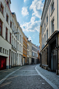 Street amidst buildings in town