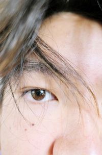 Close-up portrait of woman