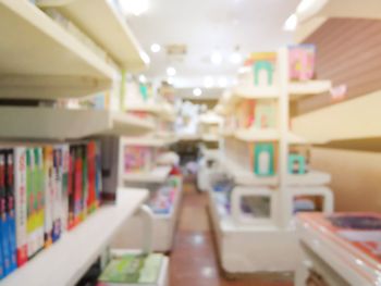 Row of books in shelf