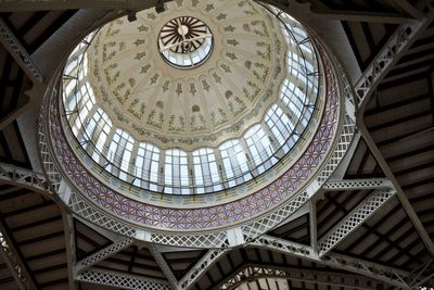 Low angle view of ceiling of building