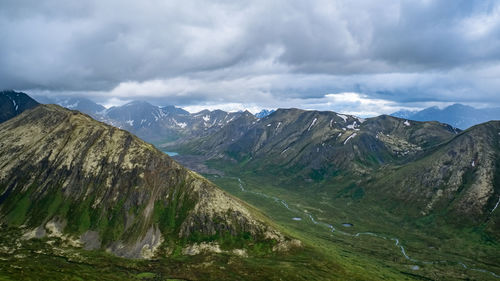 Panoramic view of landscape against sky