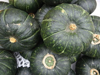 Full frame shot of pumpkins at market