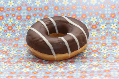 Close-up of dessert on table