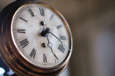 Close-up of clock