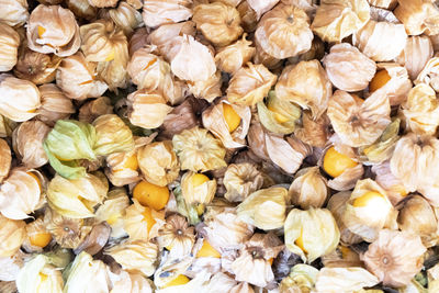 Full frame shot of fruits for sale at market