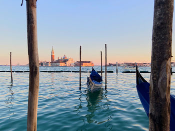 Boats in sea