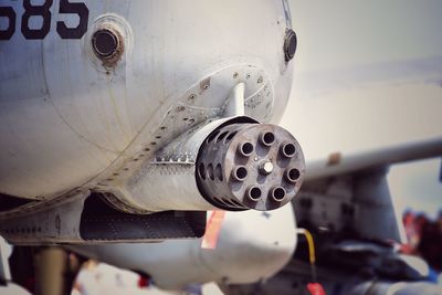 Machine gun of fighter plane