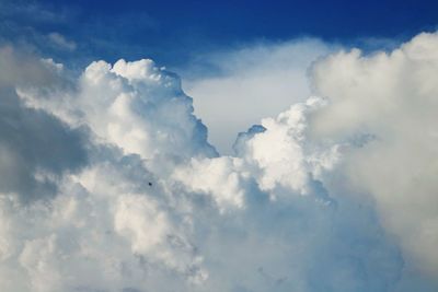 Low angle view of clouds in sky