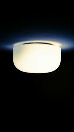 Electric lamp in dark room