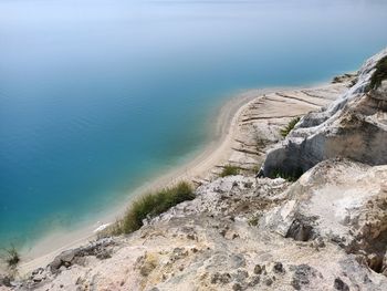 Scenic view of sea shore