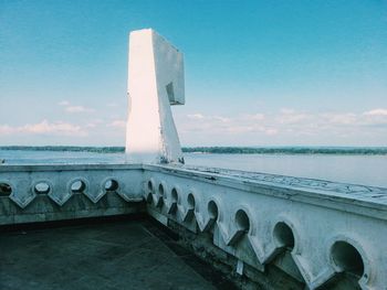 Scenic view of building against sky