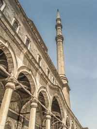 Low angle view of historical building against sky