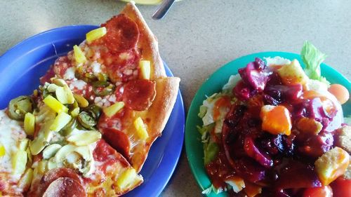 Close-up of food in plate