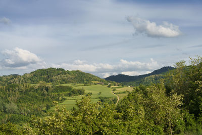 Scenic view of landscape against sky