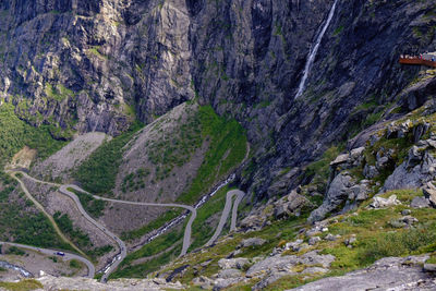 Scenic view of mountains