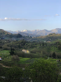 Scenic view of landscape against sky