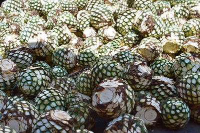 Full frame shot of fruits in market
