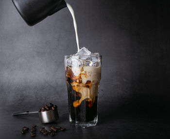 Close-up of drink on table