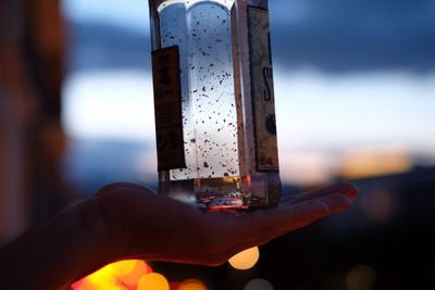 Close-up of cropped object