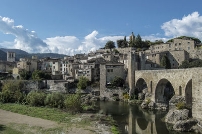 View of medieval town