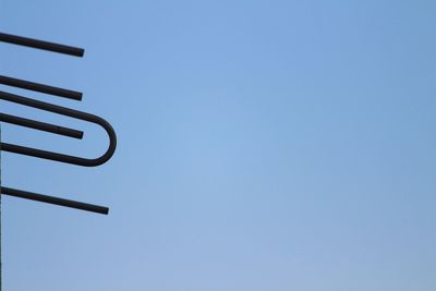 Low angle view of blue sky