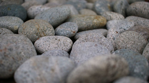 Full frame shot of pebbles