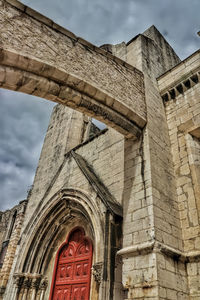 Low angle view of historical building against sky