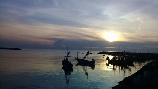 water, sky, cloud - sky, nautical vessel, transportation, sunset, mode of transportation, sea, scenics - nature, reflection, tranquil scene, tranquility, moored, beauty in nature, waterfront, nature, silhouette, horizon over water, horizon, no people, outdoors, fishing boat, sailboat, fishing industry, wooden post