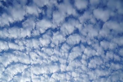 Low angle view of clouds in sky