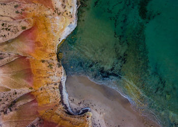 Aerial view of beach