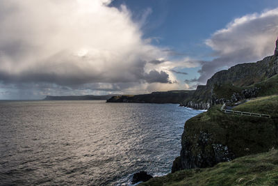 Panoramic view of sea against sky