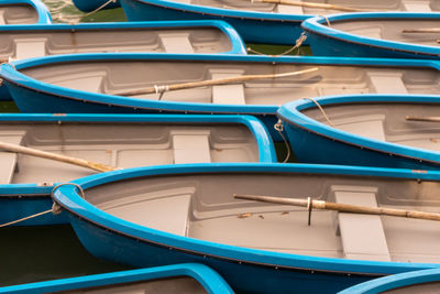 Full frame shot of boats
