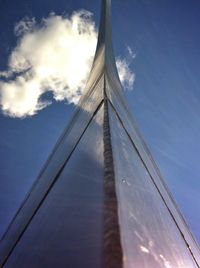 Low angle view of cloudy sky