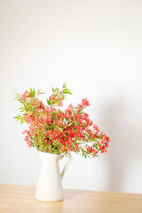 Close-up of vase on table