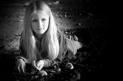 Portrait of smiling girl