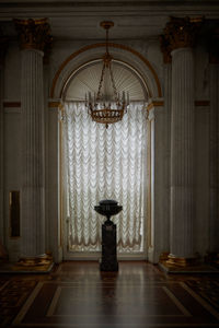 Corridor of historic building