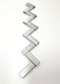 High angle view of spiral staircase